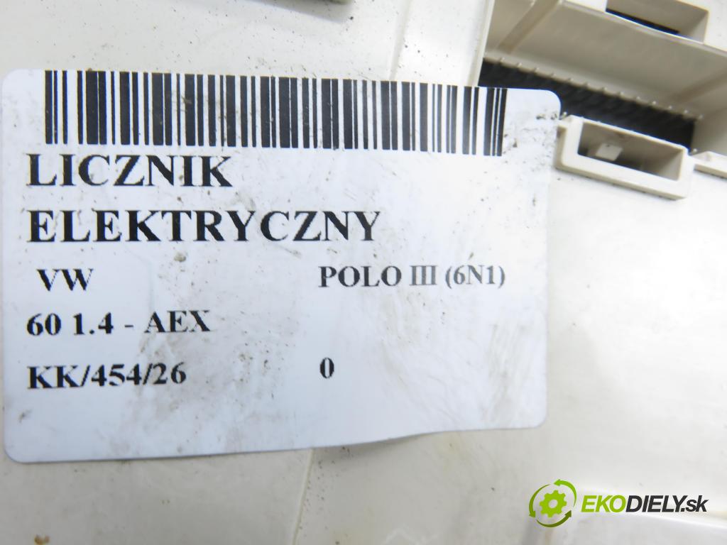 VW POLO (6N1) HB 1997 44,00 1.4 60 1390,00 prístrojovka elektrický 6N0919860P