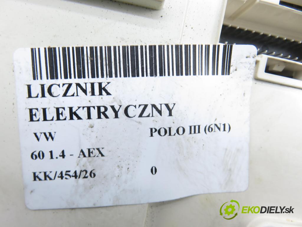 VW POLO (6N1) HB 1997 44,00 1.4 60 1390,00 prístrojovka elektrický 6N0919860P