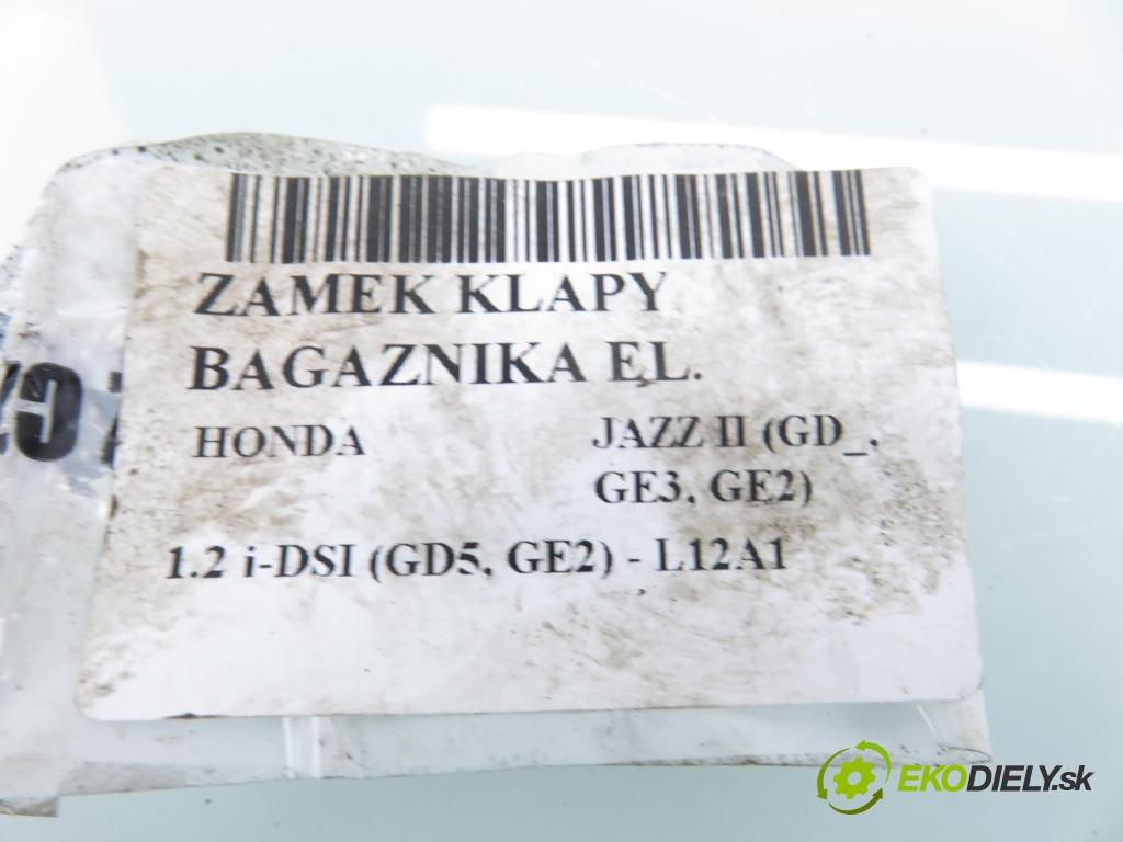 HONDA JAZZ II (GD_, GE3, GE2) HB 2002 61,00 1.3 (GD1) - L13A1 1339,00 zámok dverí kufor EL.