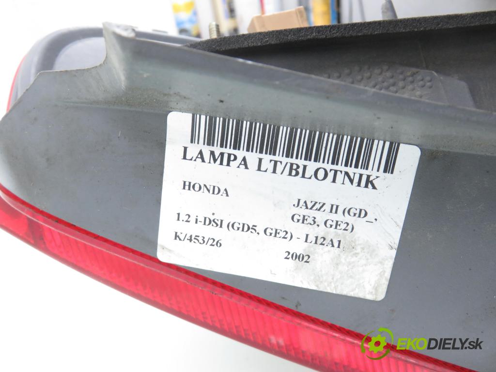 HONDA JAZZ II (GD_, GE3, GE2) HB 2002 61,00 1.3 (GD1) - L13A1 1339,00 Svetlo ľavé zadné