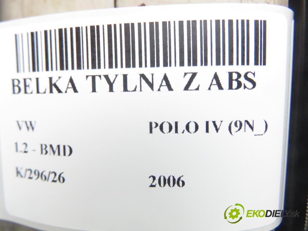 VW POLO (9N_) HB 2006 40,00 1.2 - BMD 1198,00 Výstuha zadná ABS