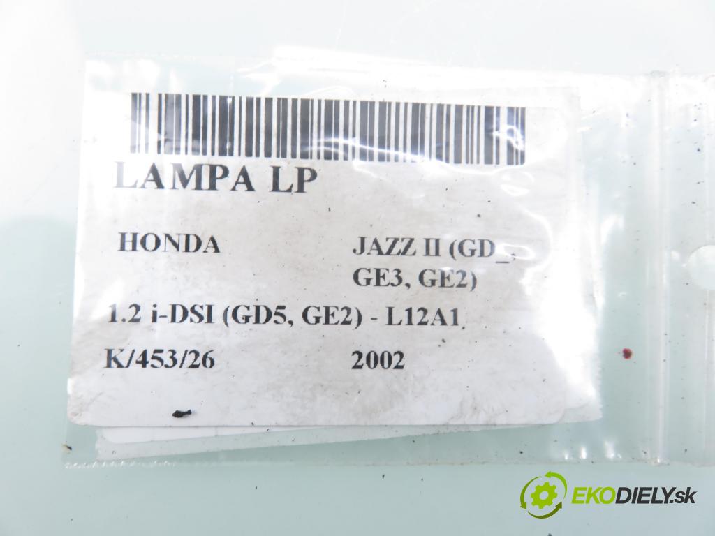 HONDA JAZZ II (GD_, GE3, GE2) HB 2002 61,00 1.3 (GD1) - L13A1 1339,00 Svetlo LP