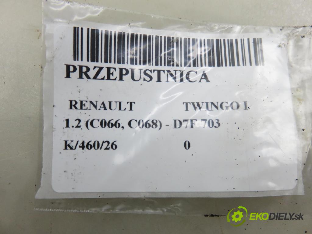 RENAULT TWINGO I (C06_) HB 2002 43,00 1.2 (C066, C068) - D7F 703 1149,00 Škrtiaca klapka H873633 (Škrtiaca klapka)