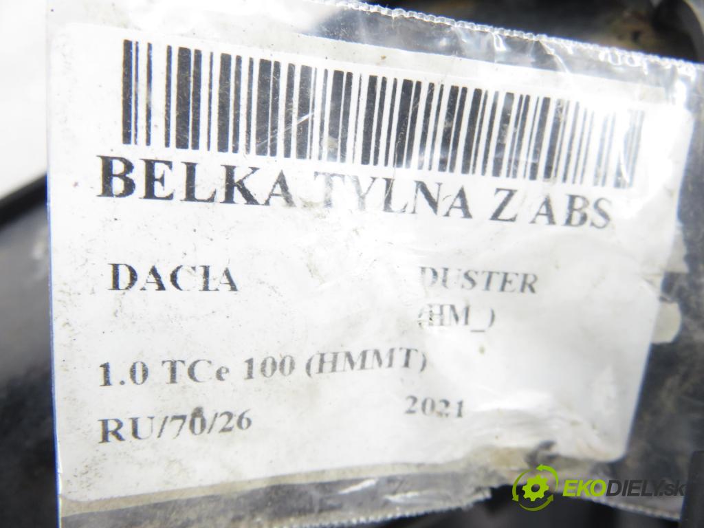 DACIA DUSTER (HM_) SUV 2021 74,00 1.0 TCe 100 (HMMT) 999,00 Výstuha zadná ABS