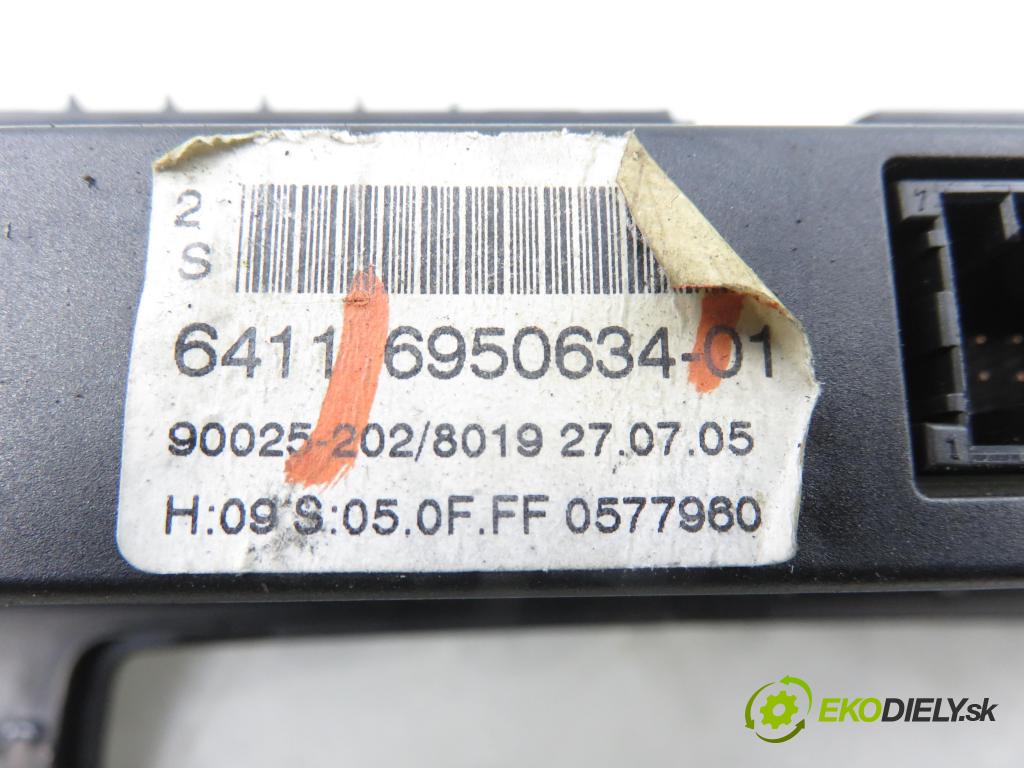 BMW 5 (E60) SEDAN 2005 0,00 530 d - M57 D30 (306D2) 2993,00 Panel kúrenia KLIMATRONIK 6950634