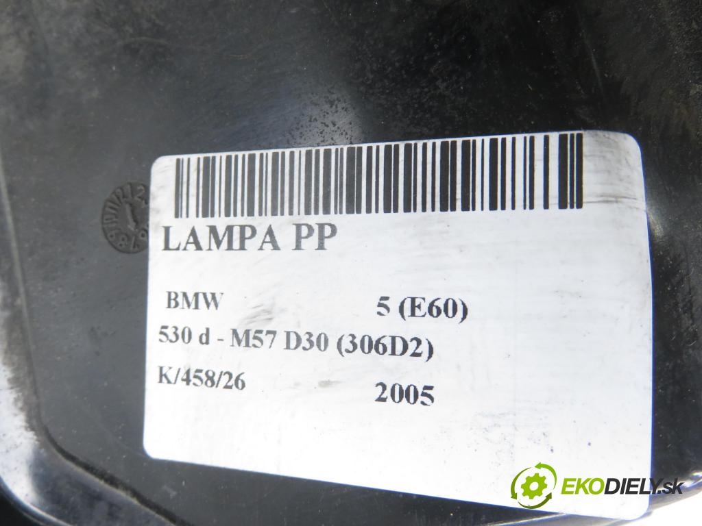 BMW 5 (E60) SEDAN 2005 0,00 530 d - M57 D30 (306D2) 2993,00 Svetlo PP 15872400