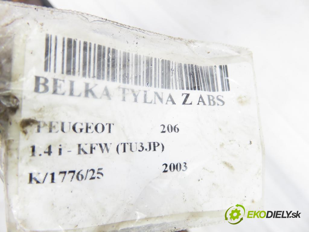 PEUGEOT 206 liftback (2A/C) HB 2003 55,00 1.4 75 - KFW 1360,00 Výstuha zadná