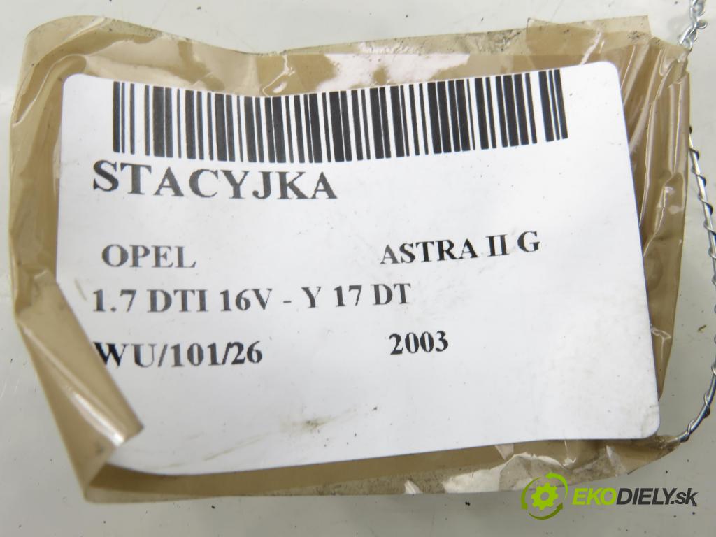 OPEL ASTRA G liftback (T98) HB 2003 55,00 1.7 DTI 16V - Y 17 DT 1686,00 spínačka 24445098 (Spínací skříňka)