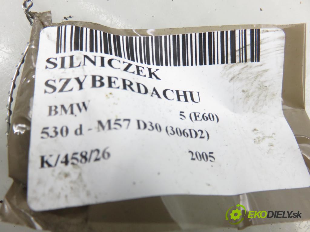BMW 5 (E60) SEDAN 2005 0,00 530 d - M57 D30 (306D2) 2993,00 Motorček strešného okna 6949628 (Motorček ovládania strešného okna)
