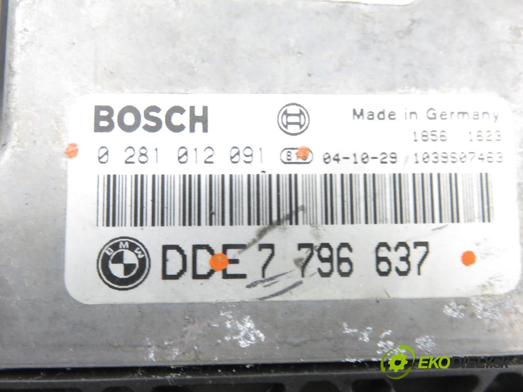 BMW 5 (E60) SEDAN 2005 0,00 530 d - M57 D30 (306D2) 2993,00 Riadiaca jednotka Motor 0281012091 ; 7796637