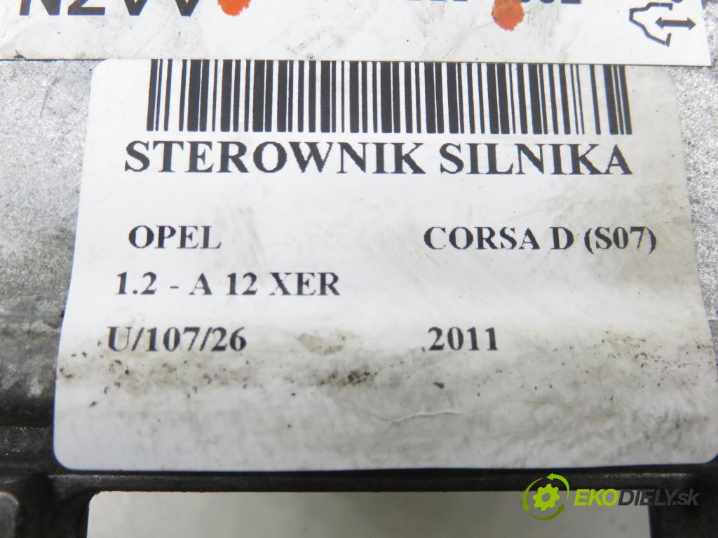 OPEL CORSA D (S07) HB 2011 0,00 1.2 - A 12 XER 1229,00 Riadiaca jednotka Motor 55580499