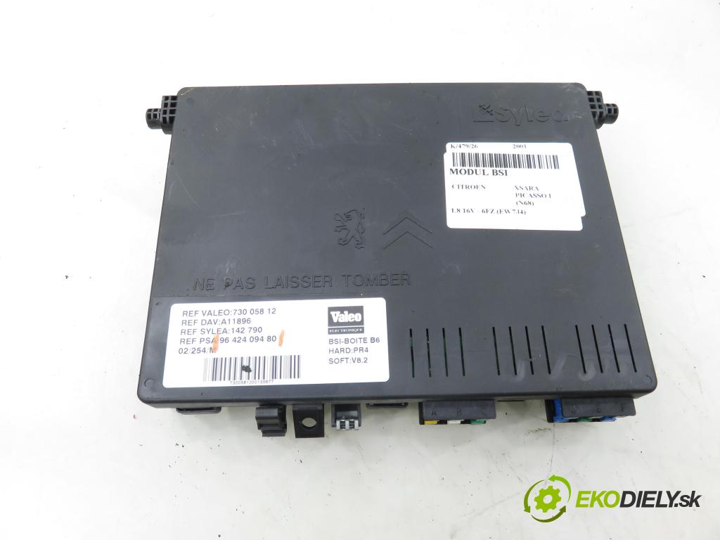 CITROEN XSARA PICASSO (N68) MINIVAN 2001 85,00 1.8 16V - 6FZ (EW7J4) 1749,00 MODUL BSI 9642409480