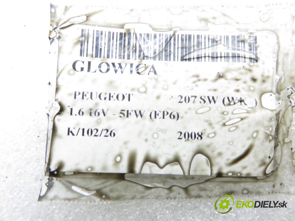 PEUGEOT 207 SW (WK_) KOMBI 2008 88,00 1.6 16V - 5FW (EP6) 1598,00 hlava V753354980N