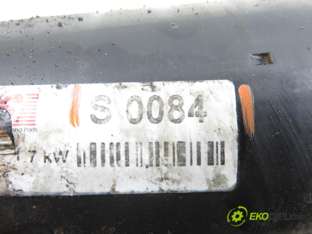 PEUGEOT PARTNER Combispace (5F) KOMBIVAN 2003 66,00 2.0 HDI - RHY (DW10TD) 1997,00 Štartér S0084 (Štartér)