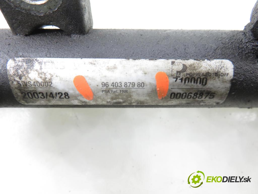 PEUGEOT PARTNER Combispace (5F) KOMBIVAN 2003 66,00 2.0 HDI - RHY (DW10TD) 1997,00 Lišta vstrekovacia 9640387980 (Vstrekovacia lišta)