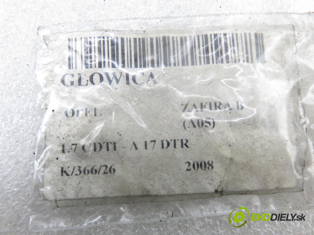 OPEL ZAFIRA B (A05) MINIVAN 2008 92,00 1.7 CDTI - A 17 DTR 1686,00 hlava