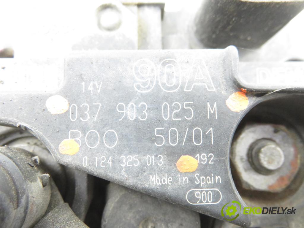 VW POLO Variant (6V5) KOMBI 1999 44,00 1.4 - AKK 1390,00 Alternátor 037903025M ; 0124325013 (Alternátor)