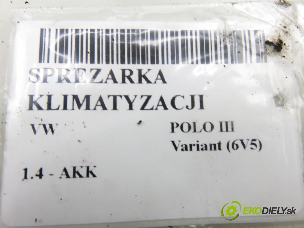 VW POLO Variant (6V5) KOMBI 1999 44,00 1.4 - AKK 1390,00 KOMPRESOR: klimatizácie 1J0820803F (Kompresor klimatizácie)