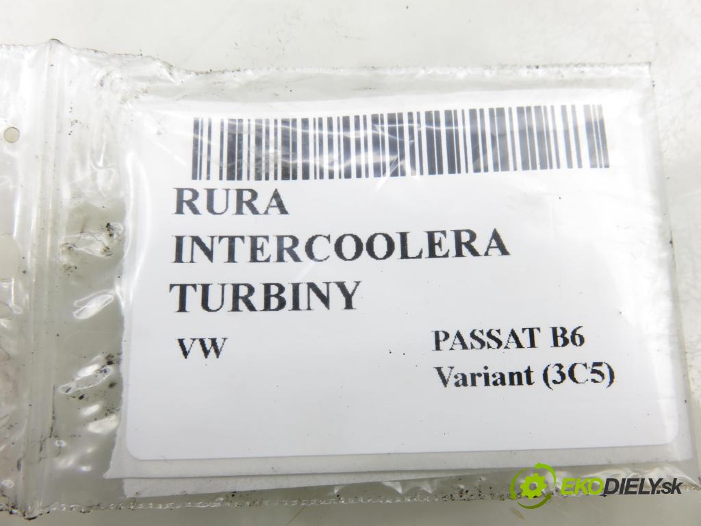 VW PASSAT B6 Variant (3C5) KOMBI 2006 103,00 2.0 TDI PD 8V 140 - BMP 1968,00 Rúra intercoolera turba 3C0145840C