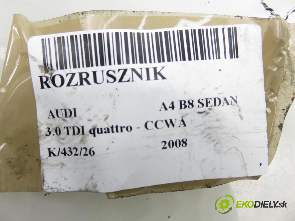 AUDI A4 (8K2, B8) SEDAN 2008 176,00 3.0 TDI quattro - CCWA 2967,00 startér 0001109315 ; 059911021C (Startér)
