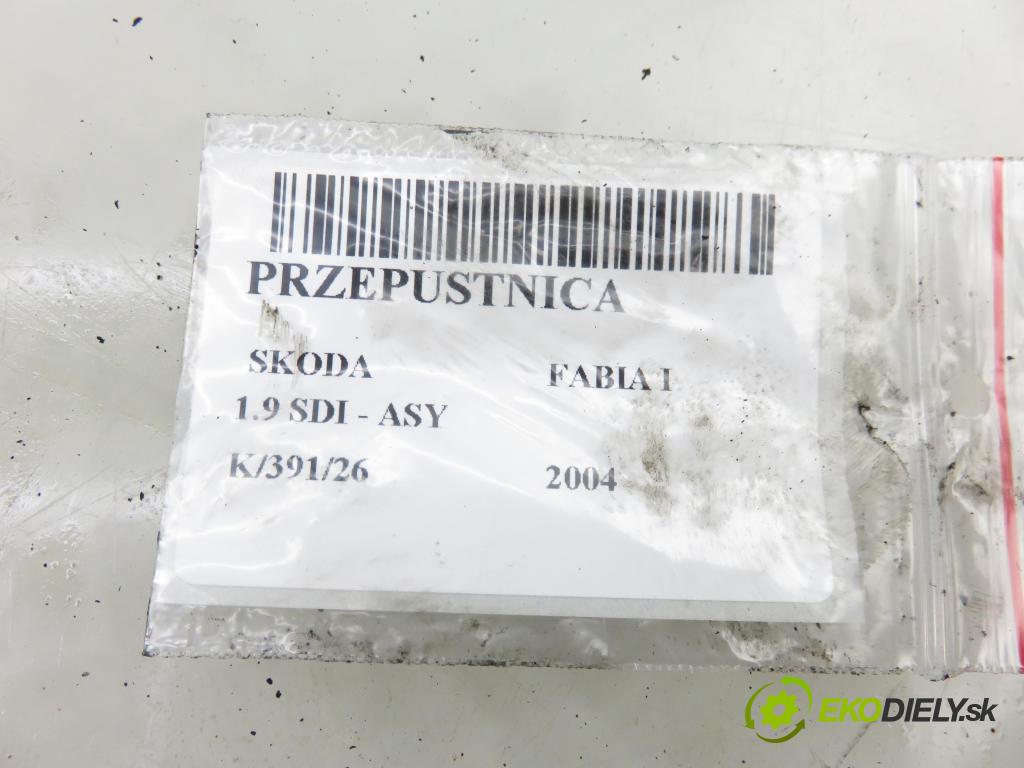 SKODA FABIA I (6Y2) HB 2004 47,00 1.9 SDI - ASY 1896,00 Škrtiaca klapka 038128063C (Škrtiaca klapka)