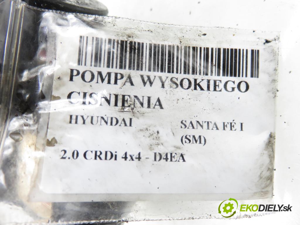 HYUNDAI SANTA FÉ I (SM) SUV 2004 83,00 2.0 CRDi 4x4 113 - D4EA 1991,00 Pumpa vysokého tlaku 0445010079 ; 3310027900