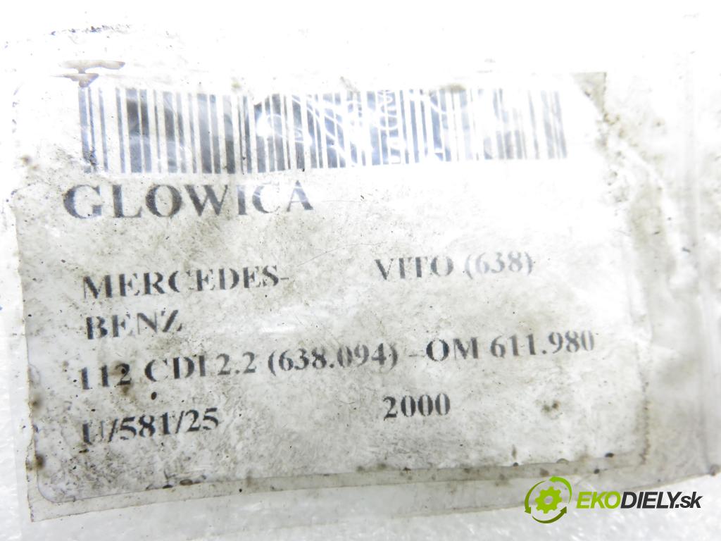 MERCEDES-BENZ VITO Skrzynia (638) FURGON 2000 90,00 112 CDI 2.2 (638.094) - OM 611.980 2151,00 hlava 6110162101 ; 6110160304