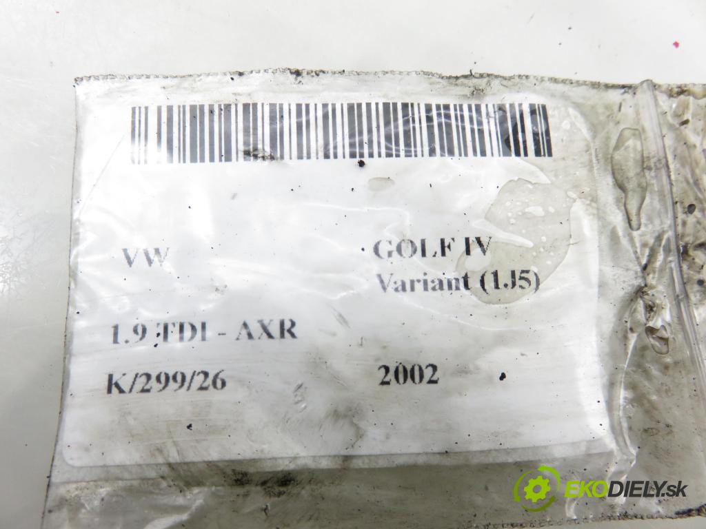 VW GOLF IV Variant (1J5) KOMBI 2002 74,00 1.9 TDI PD 101 - AXR 1896,00 Vstrekovač 038130073AQ ; 0414720213 (Vstrekovač paliva)