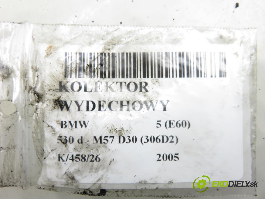 BMW 5 (E60) SEDAN 2005 0,00 530 d - M57 D30 (306D2) 2993,00 Potrubie VYČERPAT: 7788422 (Výfukové potrubie)