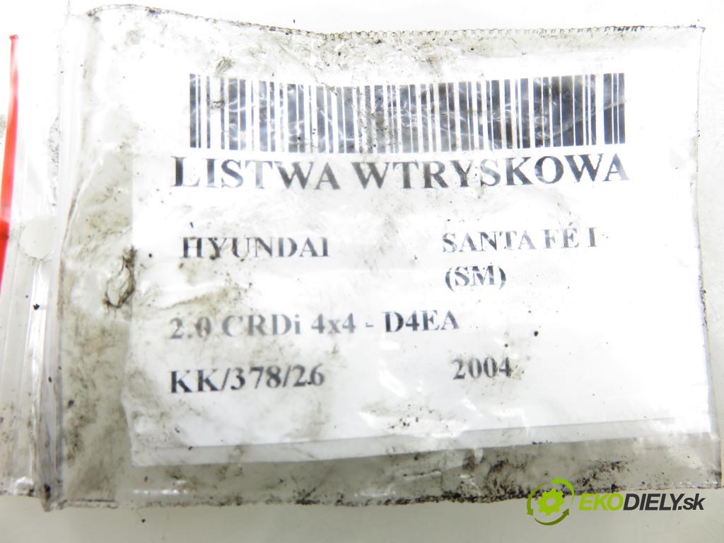 HYUNDAI SANTA FÉ I (SM) SUV 2004 83,00 2.0 CRDi 4x4 113 - D4EA 1991,00 Lišta vstrekovacia 0281002732 ; 0445241026 ; 3140027000 (Vstrekovacia lišta)