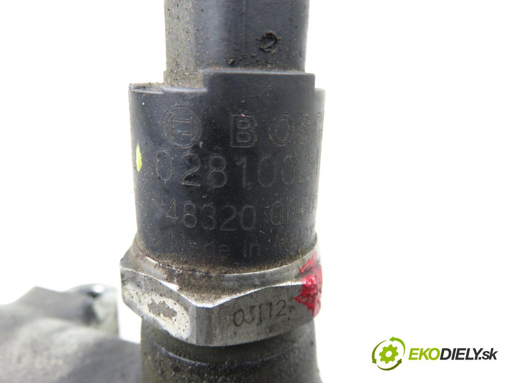 HYUNDAI SANTA FÉ I (SM) SUV 2004 83,00 2.0 CRDi 4x4 113 - D4EA 1991,00 Lišta vstrekovacia 0281002732 ; 0445241026 ; 3140027000 (Vstrekovacia lišta)