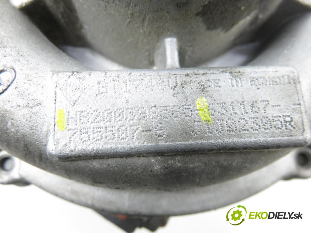 RENAULT SCENIC II (JM0/1_) MINIVAN 2006 96,00 1.9 dCi (JM15) - F9Q 804 1870,00 Turbodúchadlo 8200398585 (Turbodúchadlo (kompletné))