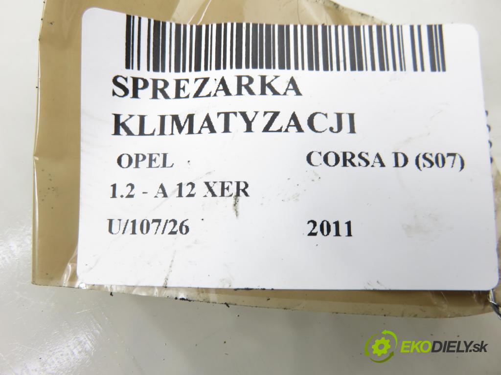 OPEL CORSA D (S07) HB 2011 0,00 1.2 - A 12 XER 1229,00 KOMPRESOR: klimatizace 55701200 (Kompresor klimatizace)