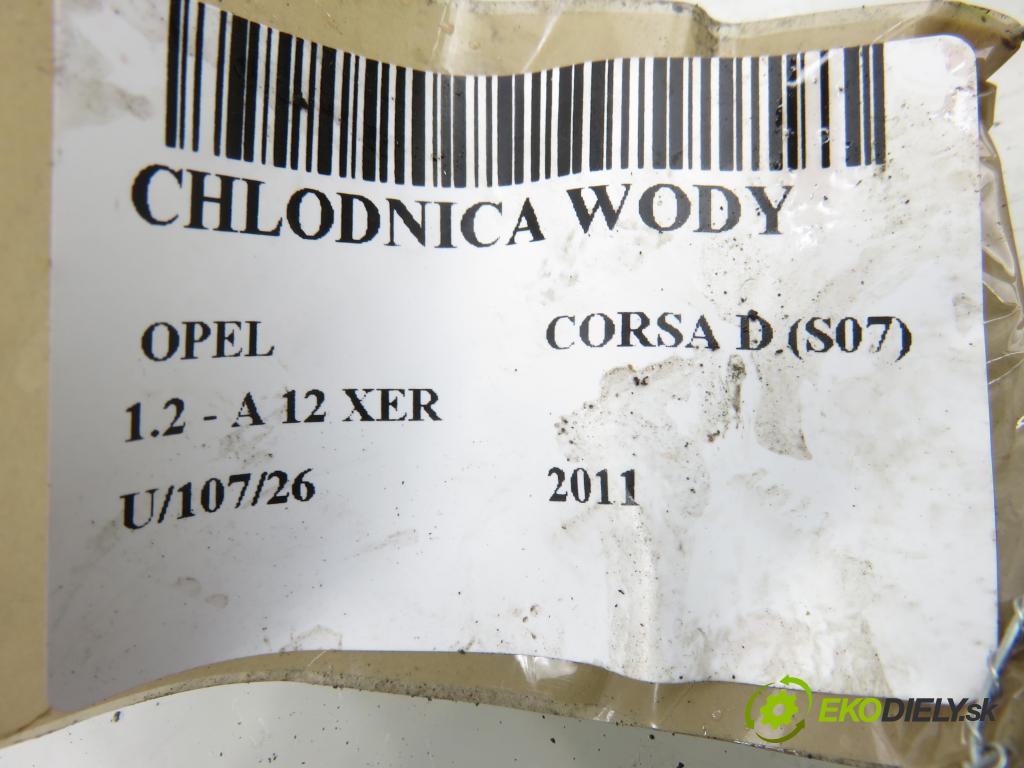 OPEL CORSA D (S07) HB 2011 0,00 1.2 - A 12 XER 1229,00 chladič vody 13249566
