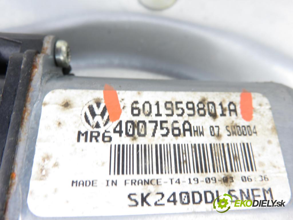 SKODA FABIA I (6Y2) HB 2004 47,00 1.9 SDI - ASY 1896,00 mechanismus oken 6Q1959801A