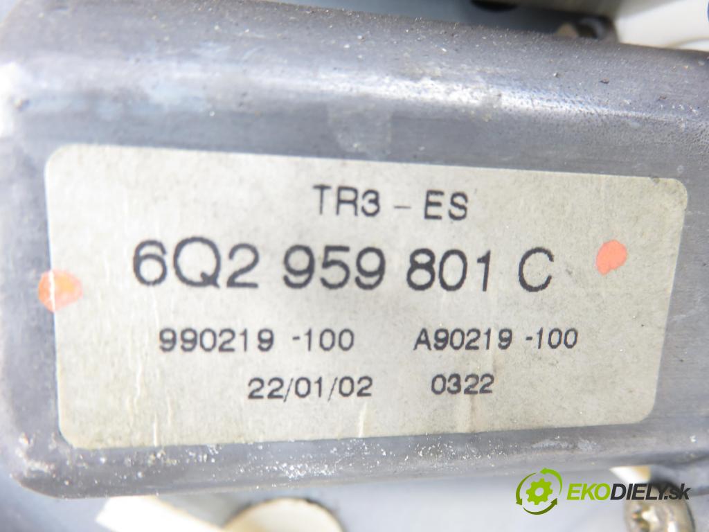 SEAT IBIZA III (6L1) HB 2002 96,00 1.9 TDI - ASZ 1896,00 mechanismus oken PPE 3D 6L3837752AJ ; 6Q2959801C