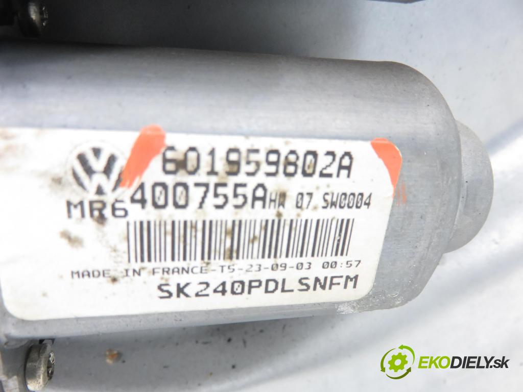 SKODA FABIA I (6Y2) HB 2004 47,00 1.9 SDI - ASY 1896,00 Mechanizmus okien 6Q1959802A