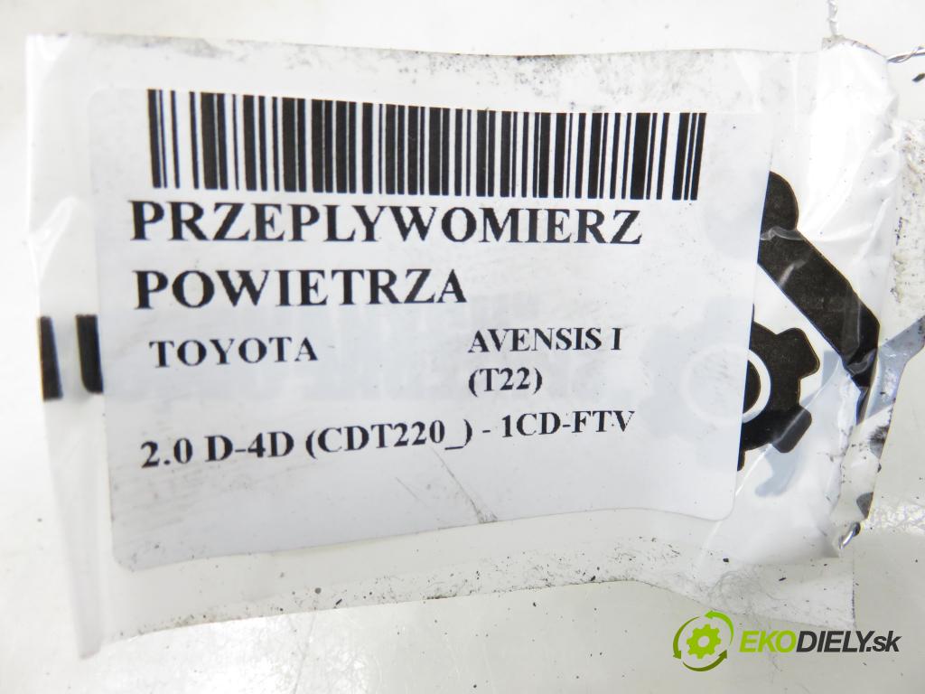 TOYOTA AVENSIS (_T22_) SEDAN 2000 81,00 2.0 D-4D (CDT220_) - 1CD-FTV 1995,00 váha vzduchu vzduchu 2220427010 ; AFH70M23