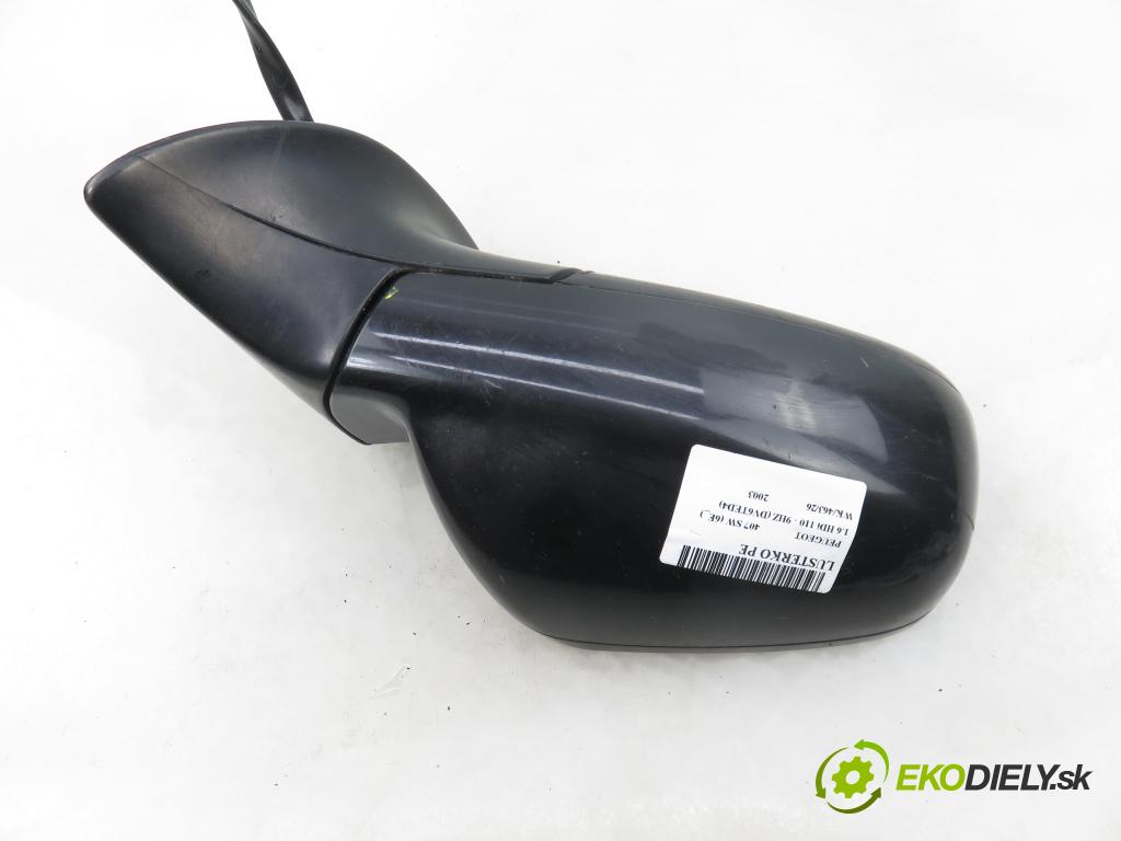 PEUGEOT 407 SW (6E_) KOMBI 2003 80,00 1.6 HDi 110 - 9HZ (DV6TED4) 1560,00 zpětné zrcátko