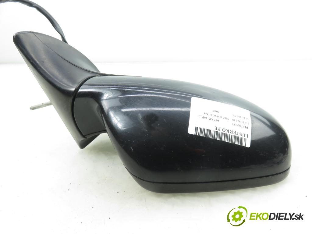 PEUGEOT 407 SW (6E_) KOMBI 2003 80,00 1.6 HDi 110 - 9HZ (DV6TED4) 1560,00 zpětné zrcátko