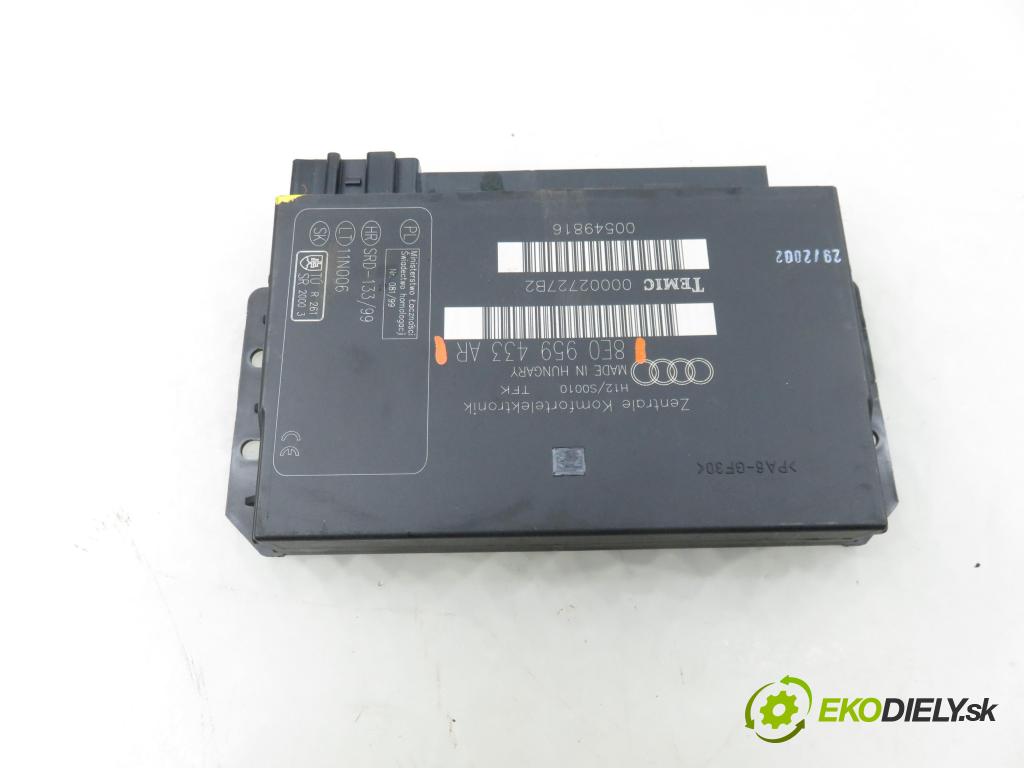 AUDI A4 (8E2, B6) SEDAN 2002 74,00 1.9 TDI PD 101 - AVB 1896,00 MODUL komfortu 8E0959433AR