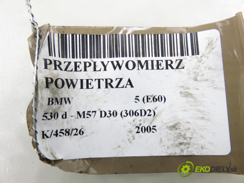 BMW 5 (E60) SEDAN 2005 0,00 530 d - M57 D30 (306D2) 2993,00 váha vzduchu vzduchu 0928400529