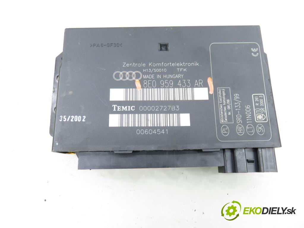 AUDI A4 (8E2, B6) SEDAN 2002 96,00 1.9 TDI PD 130 - AWX 1896,00 MODUL komfortu 8E0959433AR