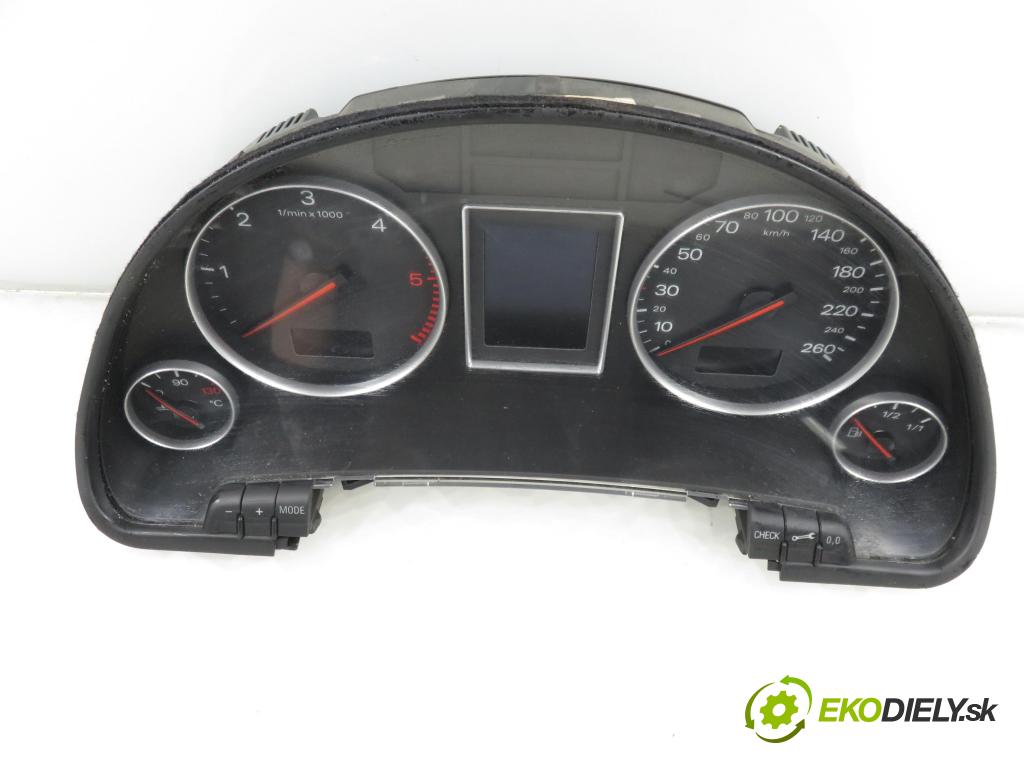 AUDI A4 (8E2, B6) SEDAN 2002 96,00 1.9 TDI PD 130 - AWX 1896,00 Prístrojovka elektrický 0263626035 ; 8E0920900K