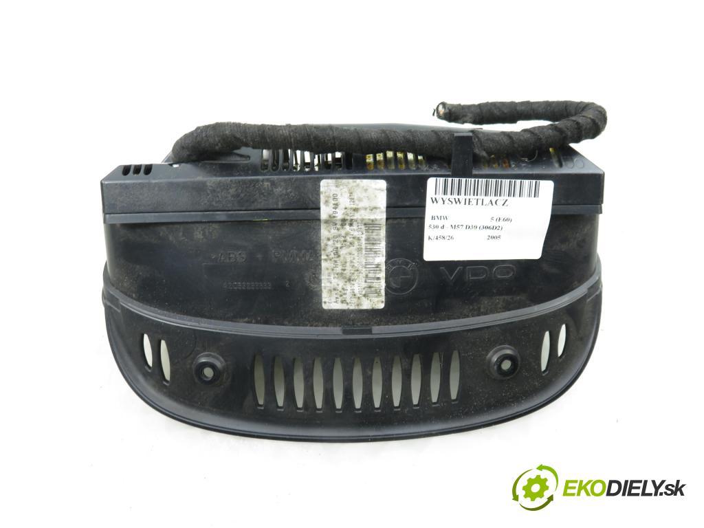 BMW 5 (E60) SEDAN 2005 0,00 530 d - M57 D30 (306D2) 2993,00 ZOBRAZIT: 9151978