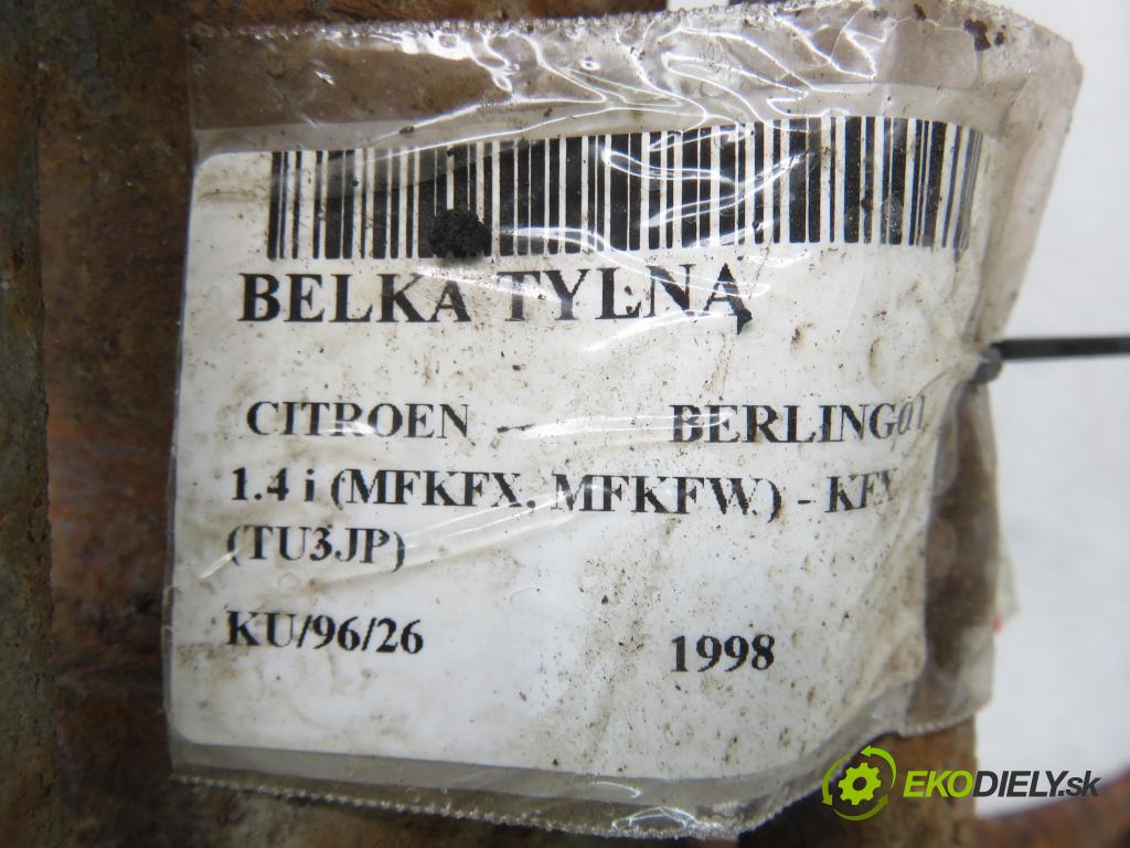 CITROEN BERLINGO / BERLINGO FIRST nadwozie wielkoprzestrzenne (MPV) KOMBIVAN 1998 55,00 1.4 i 75 - KFX 1360,00 Výstuha zadná