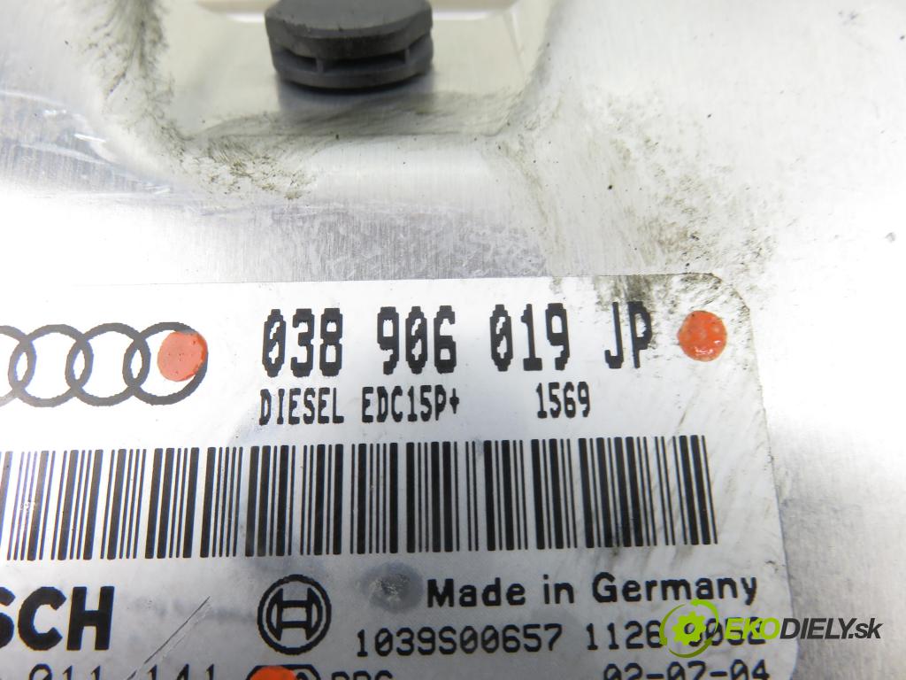 AUDI A4 (8E2, B6) SEDAN 2002 74,00 1.9 TDI PD 101 - AVB 1896,00 Riadiaca jednotka Motor 038906019JP ; 0281011141