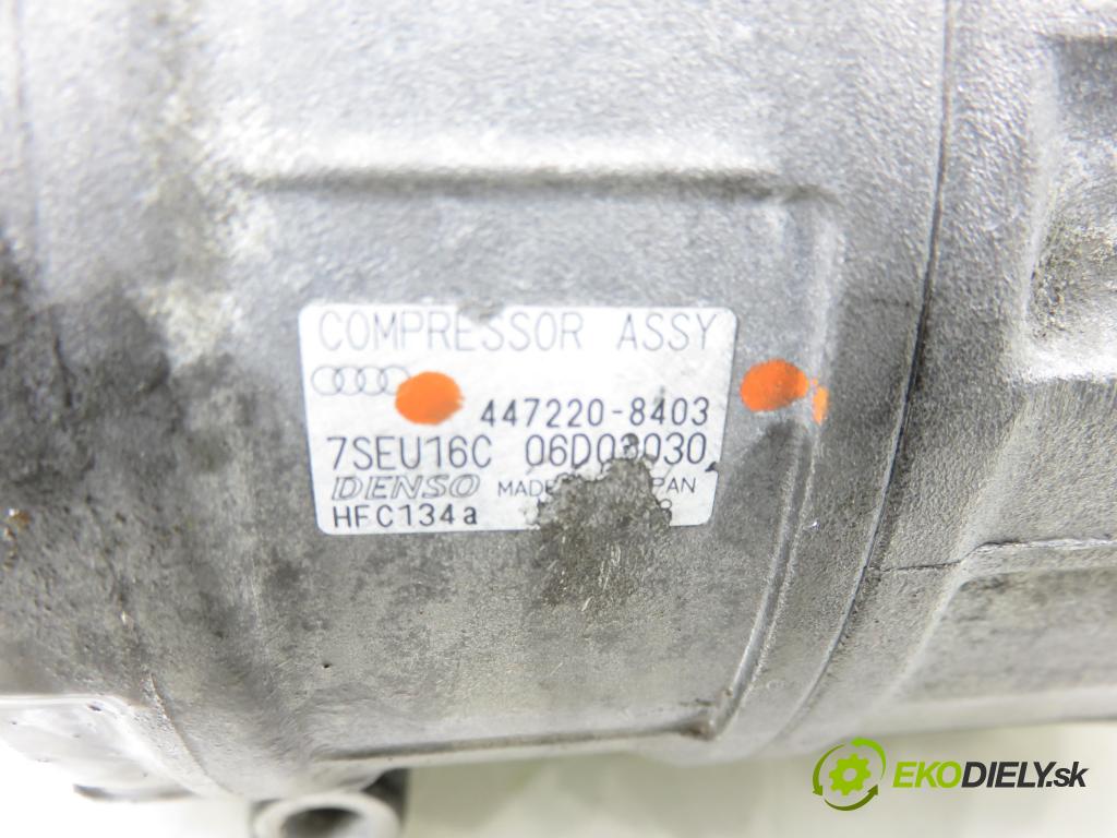 AUDI A4 (8E2, B6) SEDAN 2002 96,00 1.9 TDI PD 130 - AWX 1896,00 KOMPRESOR: klimatizácie 4472208403 (Kompresor klimatizácie)