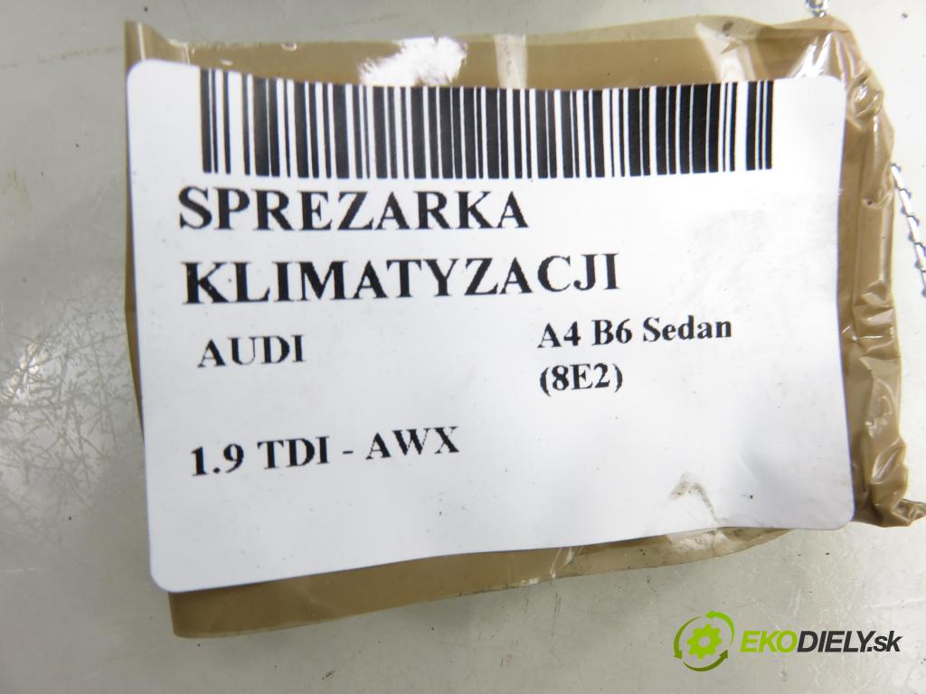 AUDI A4 (8E2, B6) SEDAN 2002 96,00 1.9 TDI PD 130 - AWX 1896,00 KOMPRESOR: klimatizácie 4472208403 (Kompresor klimatizácie)