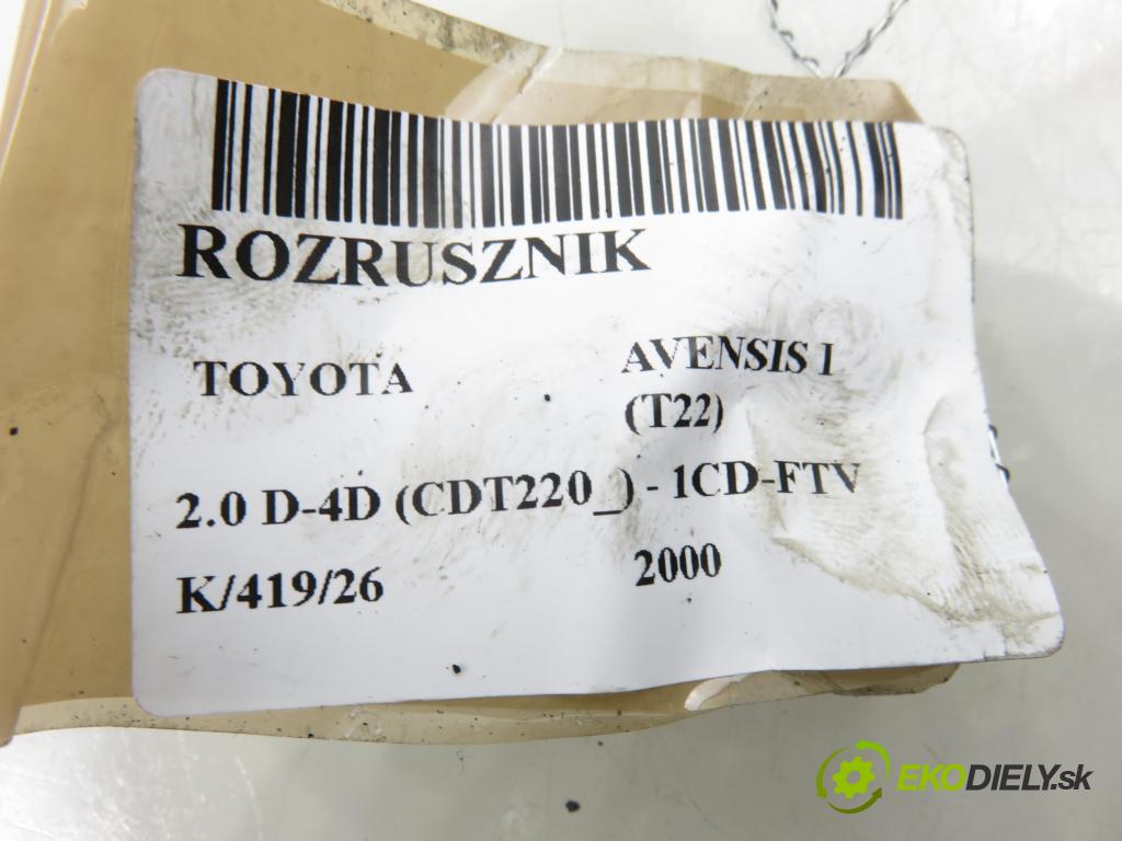 TOYOTA AVENSIS (_T22_) SEDAN 2000 81,00 2.0 D-4D (CDT220_) - 1CD-FTV 1995,00 Štartér 0001110132 (Štartér)